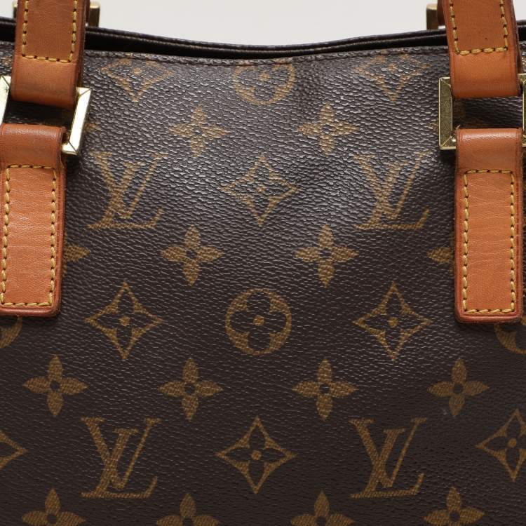 Pre Owned Louis Vuitton Monogram Canvas and Leather Cabas Piano Bag