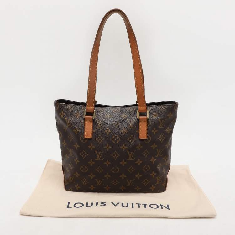 Pre Owned Louis Vuitton Monogram Canvas and Leather Cabas Piano Bag