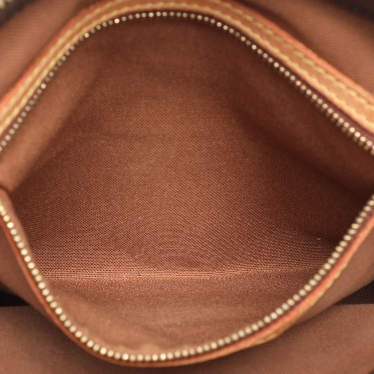 Pre Owned Louis Vuitton Monogram Canvas and Leather Cabas Piano Bag