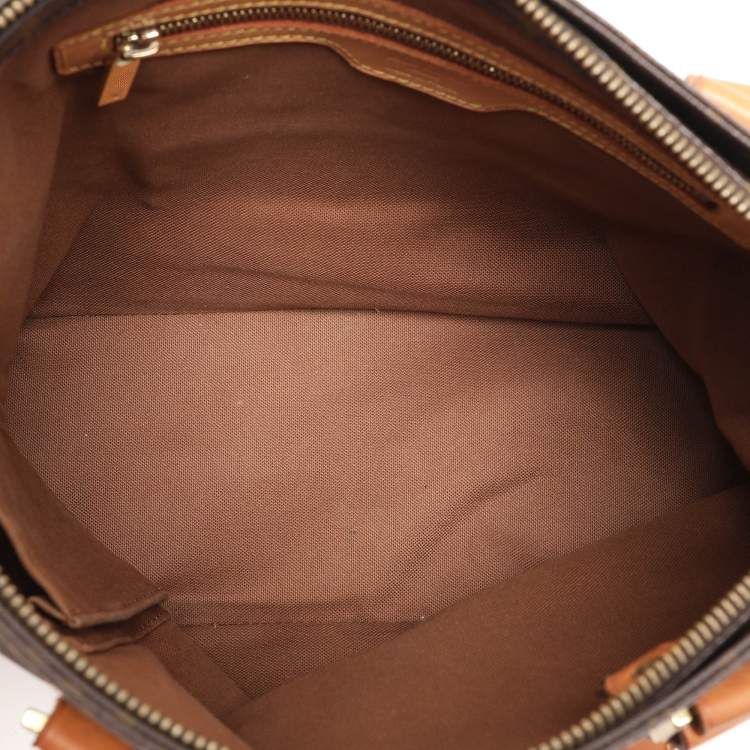 Pre Owned Louis Vuitton Monogram Canvas and Leather Cabas Piano Bag