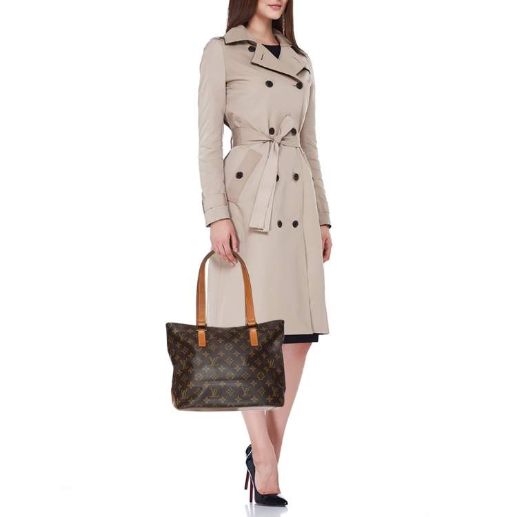 Pre Owned Louis Vuitton Monogram Canvas and Leather Cabas Piano Bag