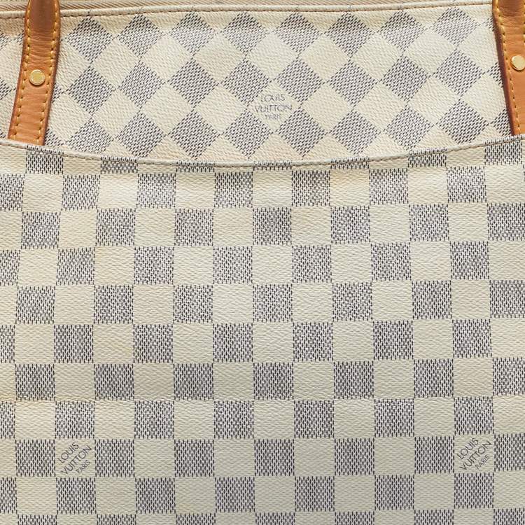 Pre Owned Louis Vuitton Damier Azur Canvas Figheri PM Bag