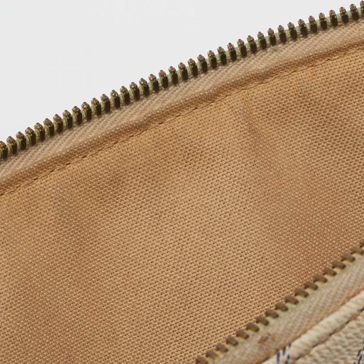 Pre Owned Louis Vuitton Damier Azur Canvas Figheri PM Bag