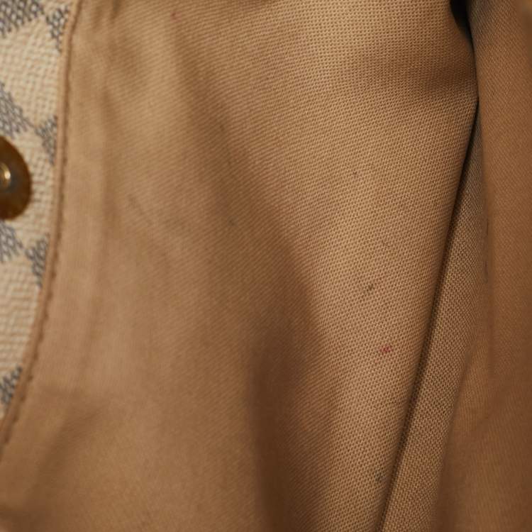 Pre Owned Louis Vuitton Damier Azur Canvas Figheri PM Bag