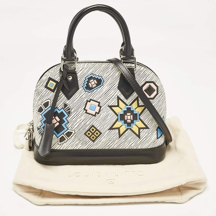 مملوكة مسبقًا Louis Vuitton White Epi Leather Azteque Alma BB Bag