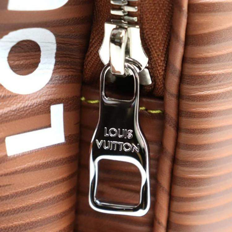 Pre Owned Louis Vuitton Brown Montsouris XL Backpack