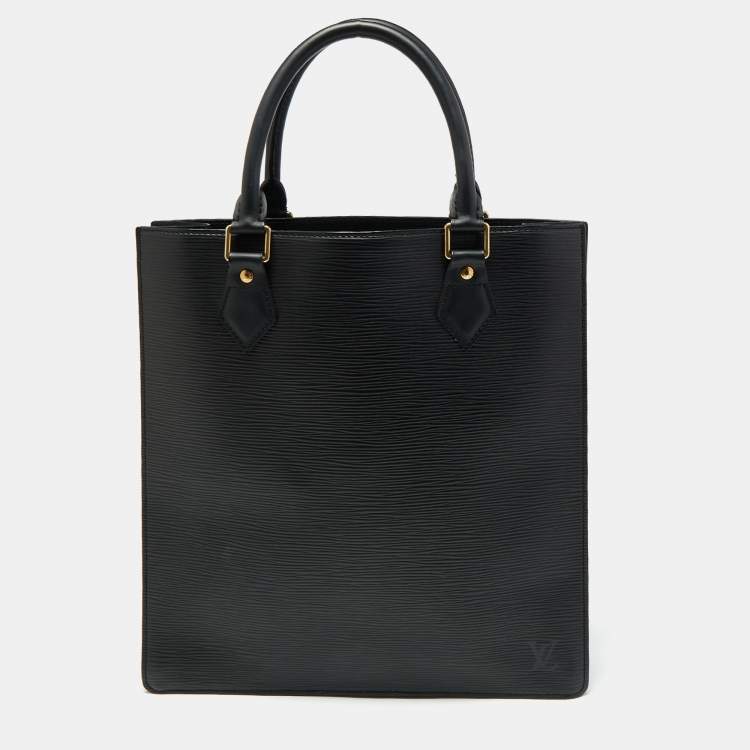 مملوكة مسبقًا Louis Vuitton Black Epi Leather Venice Sac Plat PM Bag
