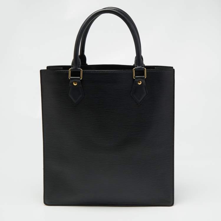 مملوكة مسبقًا Louis Vuitton Black Epi Leather Venice Sac Plat PM Bag