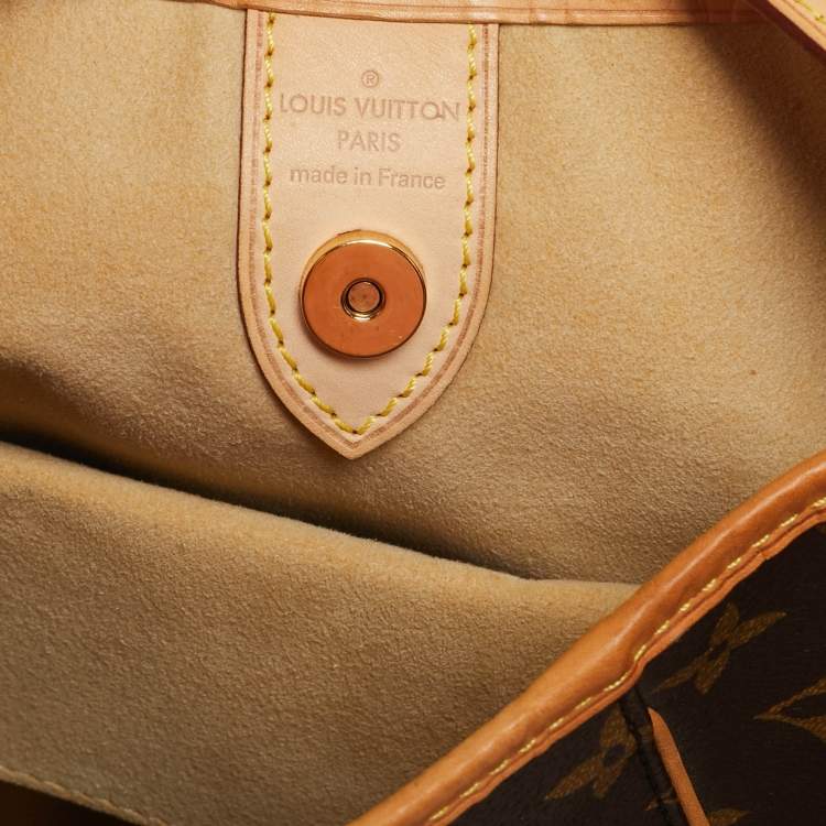 Pre Owned Louis Vuitton Monogram Canvas Galliera PM Bag