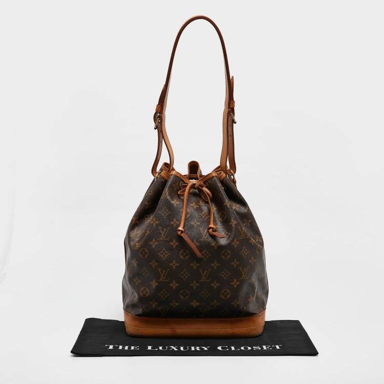 Pre Owned Louis Vuitton Monogram Canvas and Leather Noe Bag
