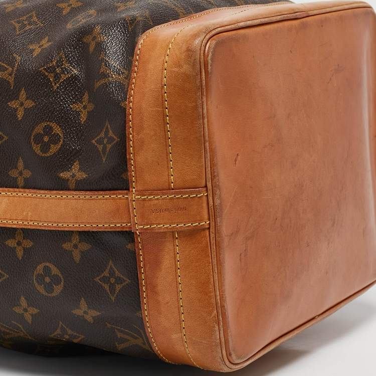 Pre Owned Louis Vuitton Monogram Canvas and Leather Noe Bag