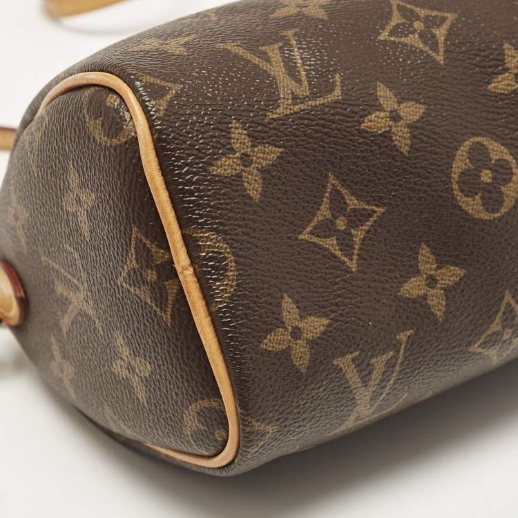 Pre Owned Louis Vuitton Monogram Canvas Nano Speedy Bag