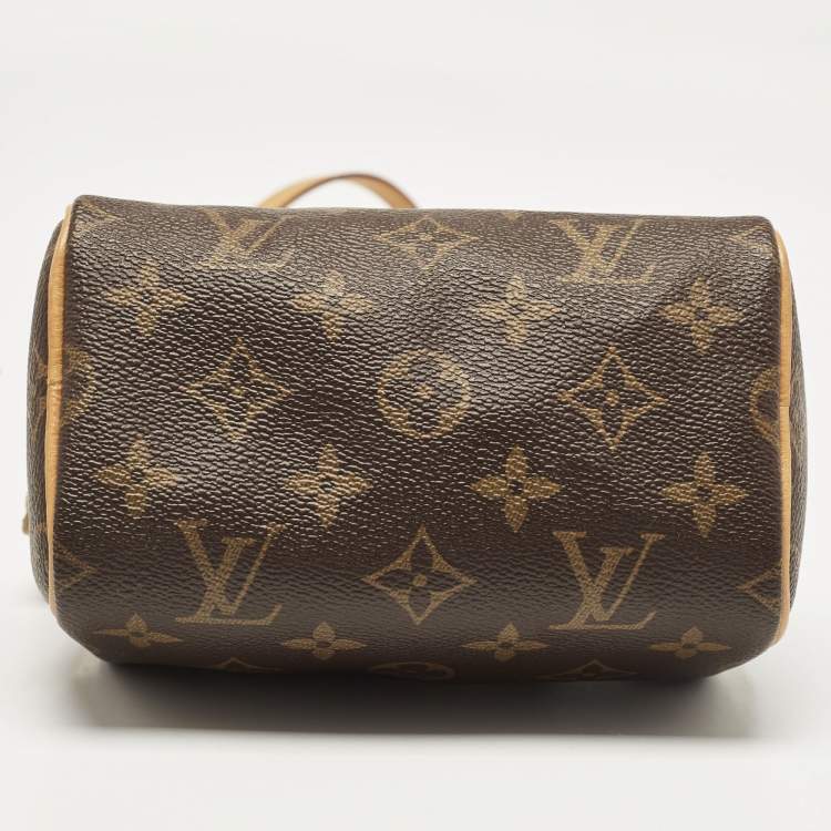 Pre Owned Louis Vuitton Monogram Canvas Nano Speedy Bag