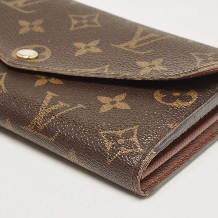 Pre Owned Louis Vuitton Monogram Canvas Sarah Wallet