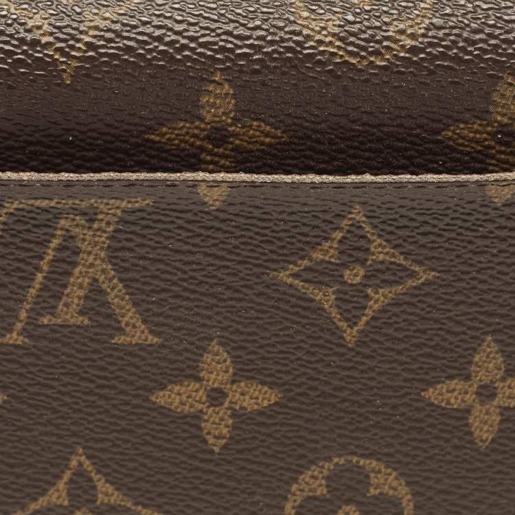 Pre Owned Louis Vuitton Monogram Canvas Sarah Wallet