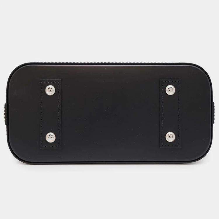 Pre Owned Louis Vuitton Noir Epi Leather Alma BB Bag