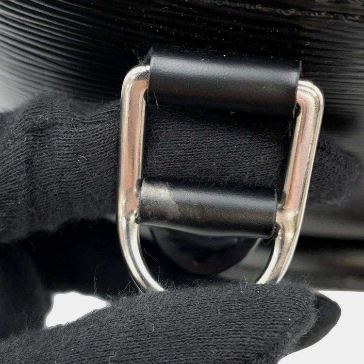 Pre Owned Louis Vuitton Noir Epi Leather Alma BB Bag