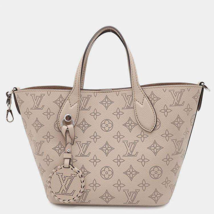 Pre Owned Louis Vuitton Monogram Mahina Blossom Galet PM Bag