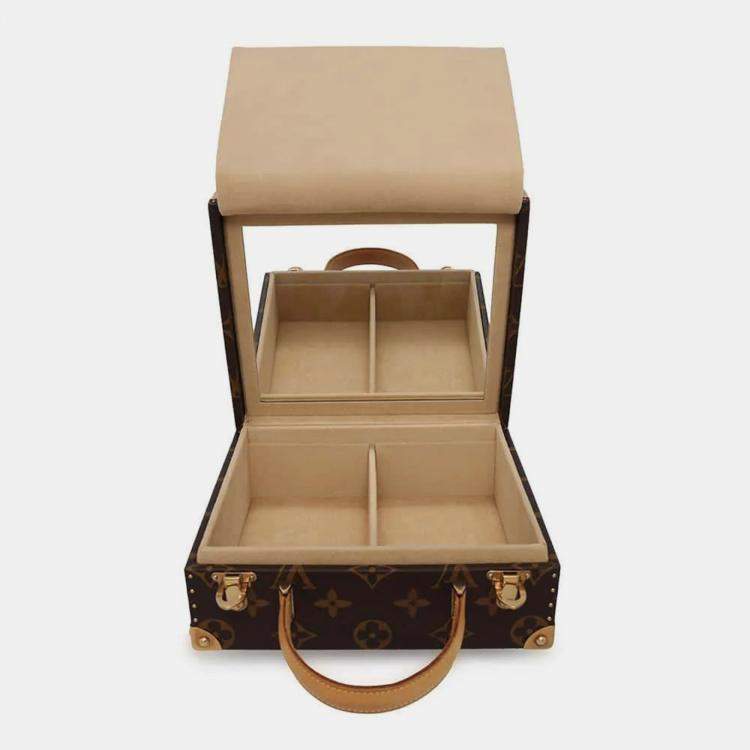 Pre Owned Louis Vuitton Monogram Murakami Canvas Jewelry Box Limited Edition Bag