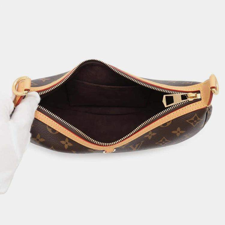 Pre Owned Louis Vuitton Brown Monogram Looping Bag