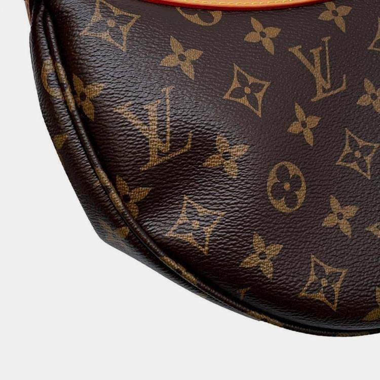 Pre Owned Louis Vuitton Brown Monogram Looping Bag