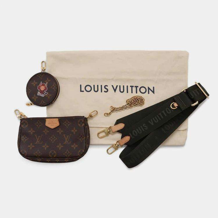 مملوكة مسبقًا Louis Vuitton Brown Monogram Multi Pochette Accessoires Bag
