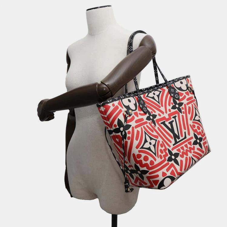 Pre Owned Louis Vuitton Tricolour Monogram Giant Lv Crafty Neverfull MM Bag