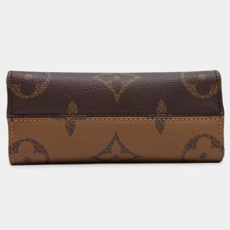Pre Owned Louis Vuitton Brown Monogram Reverse Canvas Onthego BB Bag