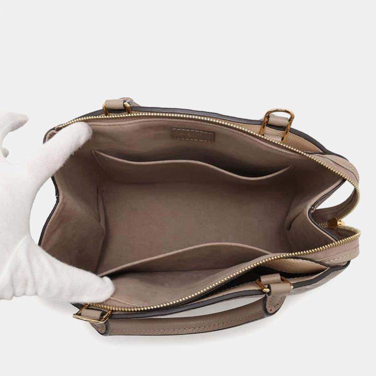 Pre Owned Louis Vuitton Bicolor Monogram Empreinte Leather Petit Palais PM Bag