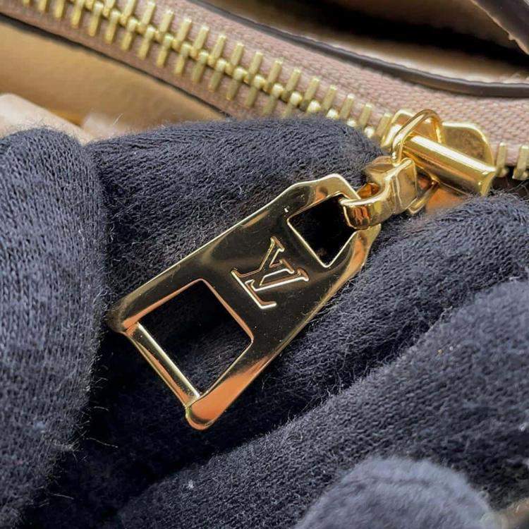 Pre Owned Louis Vuitton Bicolor Monogram Empreinte Leather Petit Palais PM Bag