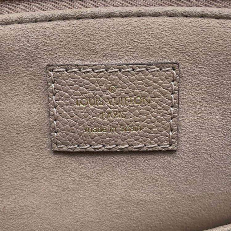Pre Owned Louis Vuitton Bicolor Monogram Empreinte Leather Petit Palais PM Bag