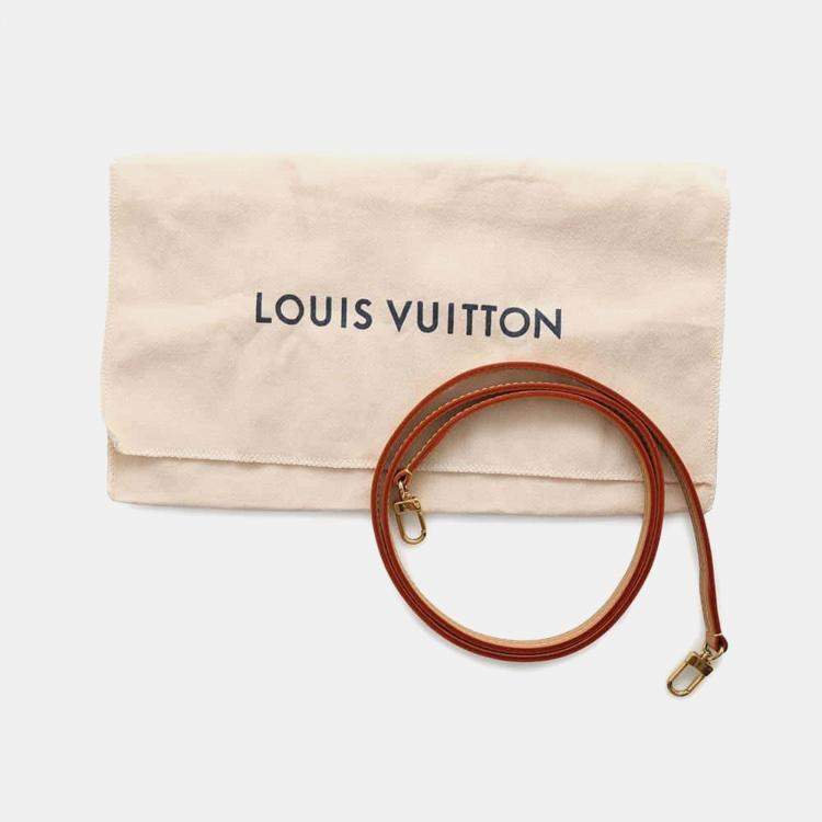 Pre Owned Louis Vuitton Brown Monogram Petit Sac Plat Bag