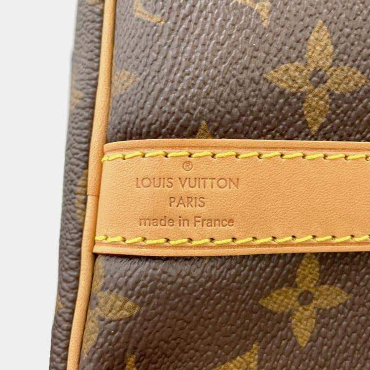 Pre Owned  Louis Vuitton Brown Monogram Speedy Bandouliere 30 Bag
