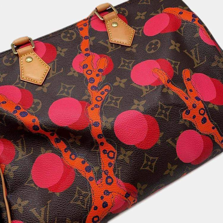 مملوكة مسبقًا Louis Vuitton Brown/Red Monogram Monogram Ramage Speedy 30 Bag