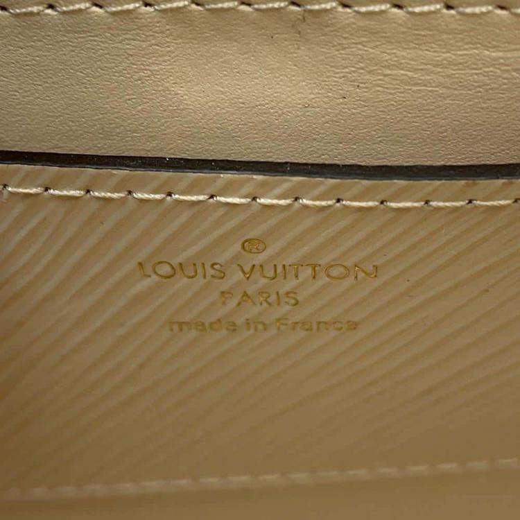 Pre Owned Louis Vuitton Ivory Epi Leather Twist MM Bag