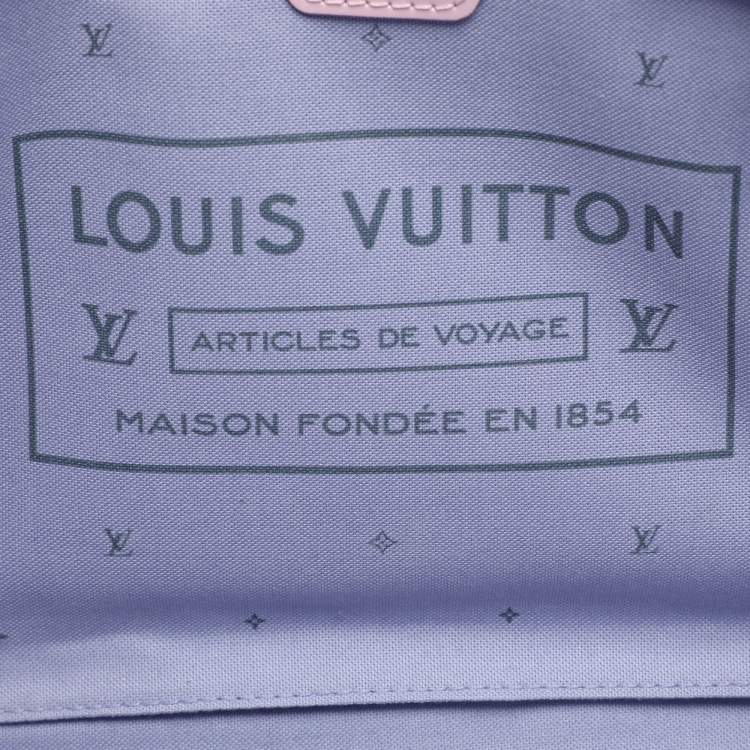 Pre Owned Louis Vuitton Pastel Tie Dye Monogram Canvas Neverfull Escale MM Bag