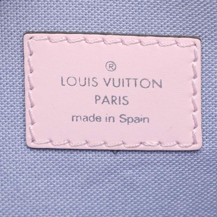 Pre Owned Louis Vuitton Pastel Tie Dye Monogram Canvas Neverfull Escale MM Bag
