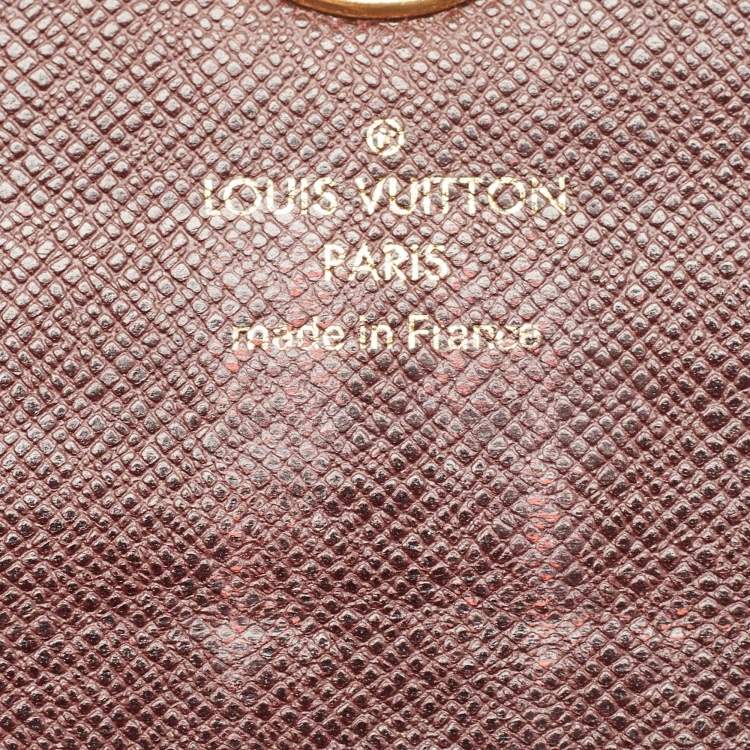 Pre Owned Louis Vuitton Sepia Monogram Idylle Canvas and Leather Sarah Wallet