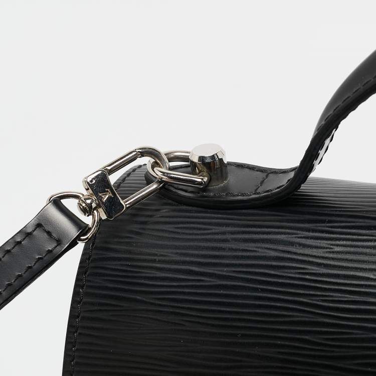 Pre Owned Louis Vuitton Black Epi Leather Sevigne GM Bag
