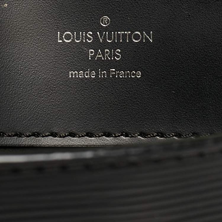 Pre Owned Louis Vuitton Black Epi Leather Sevigne GM Bag