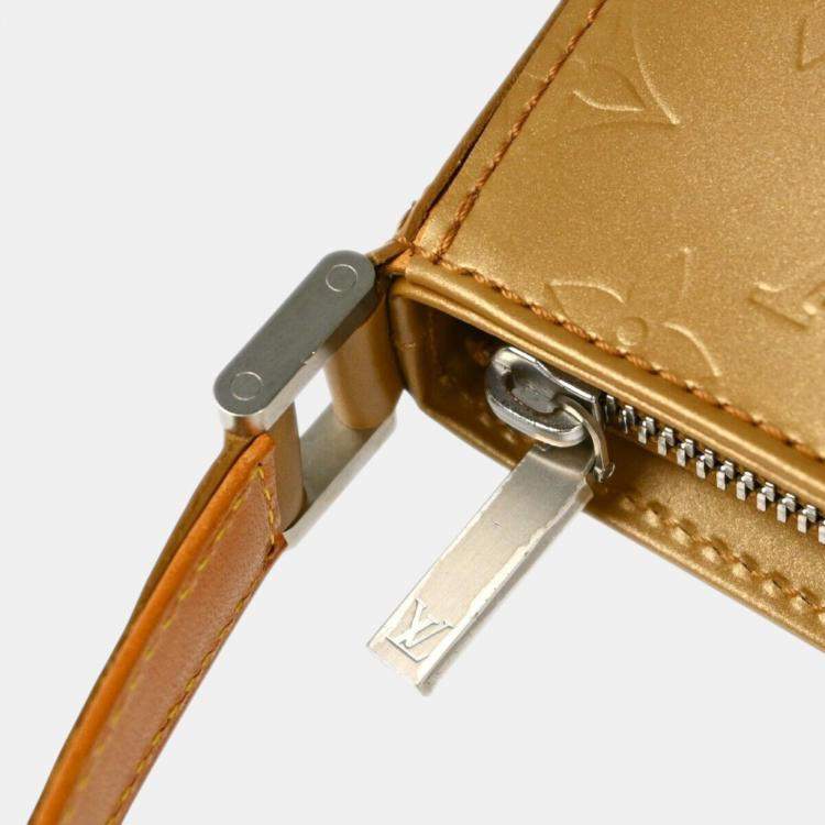 Pre Owned Louis Vuitton Beige Monogram Mat Leather Fowler Handbag