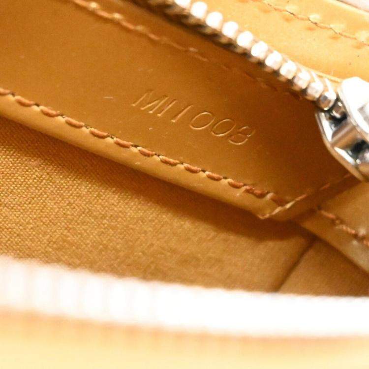 Pre Owned Louis Vuitton Beige Monogram Mat Leather Fowler Handbag