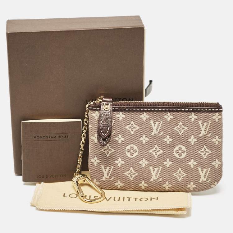 Pre Owned Louis Vuitton Sepia Monogram Idylle Canvas Coin Purse