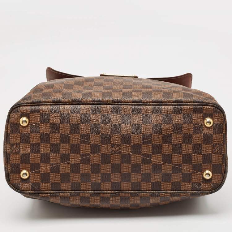 Pre Owned Louis Vuitton Damier Ebene Canvas Ascot Bag