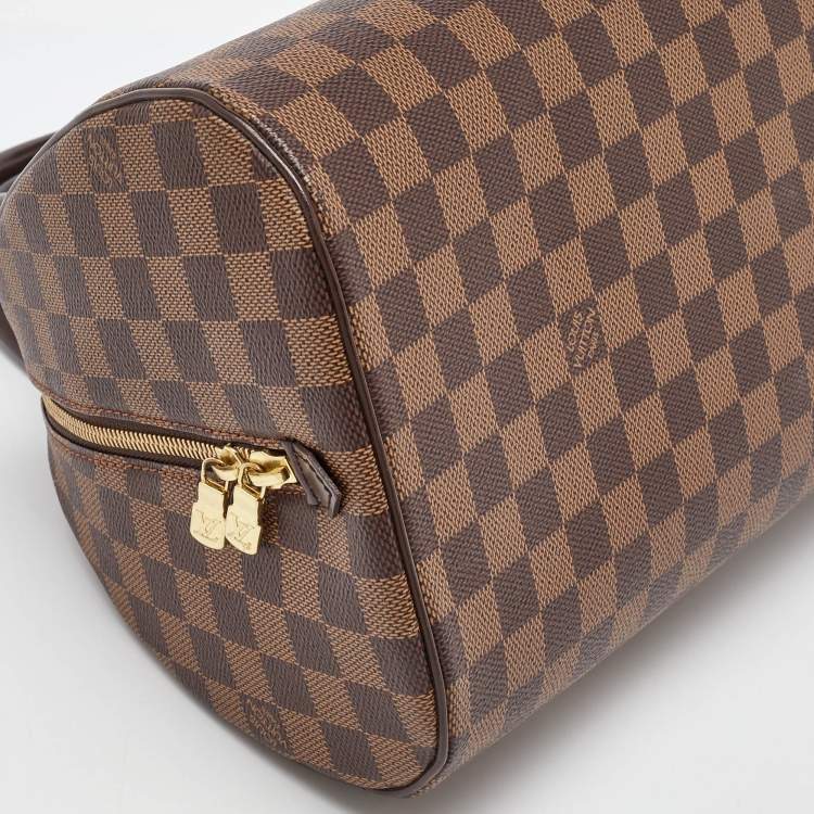 Pre Owned Louis Vuitton Damier Ebene Canvas Ribera MM Bag