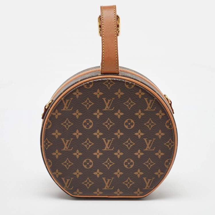 Pre Owned Louis Vuitton Monogram Canvas Petite Boite Chapeau Bag