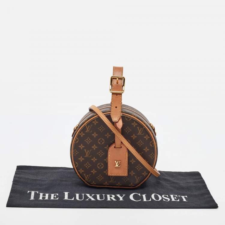 Pre Owned Louis Vuitton Monogram Canvas Petite Boite Chapeau Bag