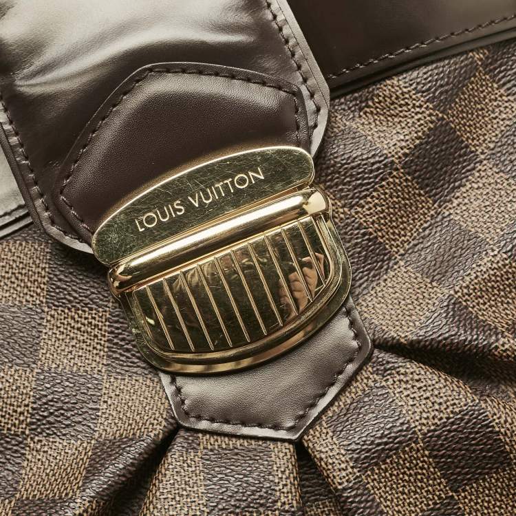 Pre Owned Louis Vuitton Damier Ebene Canvas Sistina GM Bag