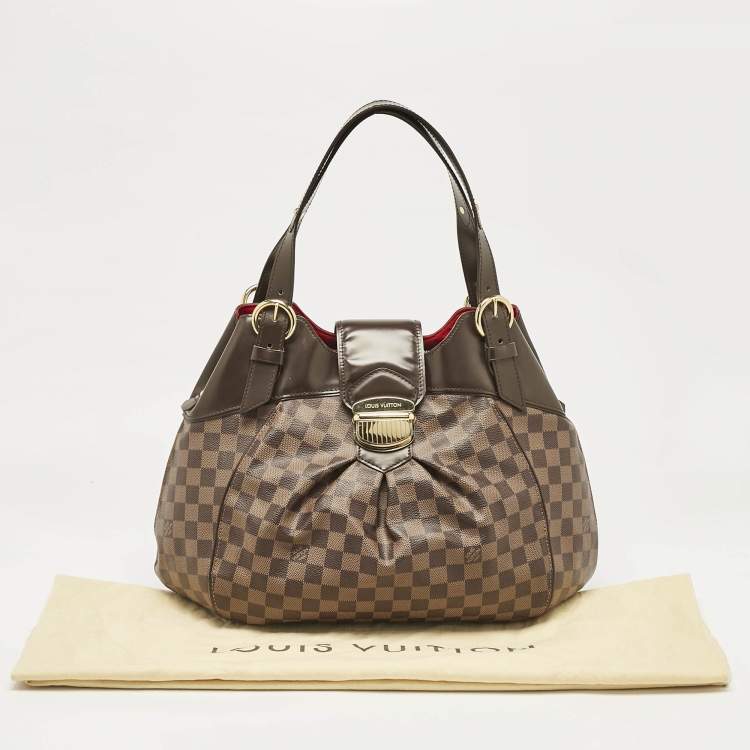 Pre Owned Louis Vuitton Damier Ebene Canvas Sistina GM Bag