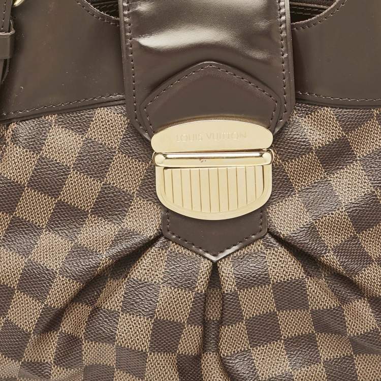 Pre Owned Louis Vuitton Damier Ebene Canvas Sistina GM Bag